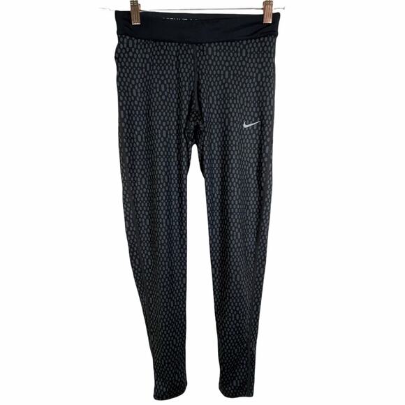 Nike Dri-Fit Relay Printed Leggings Sz Small - Picture 1 of 4